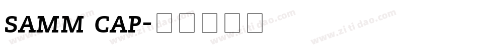 samm cap字体转换